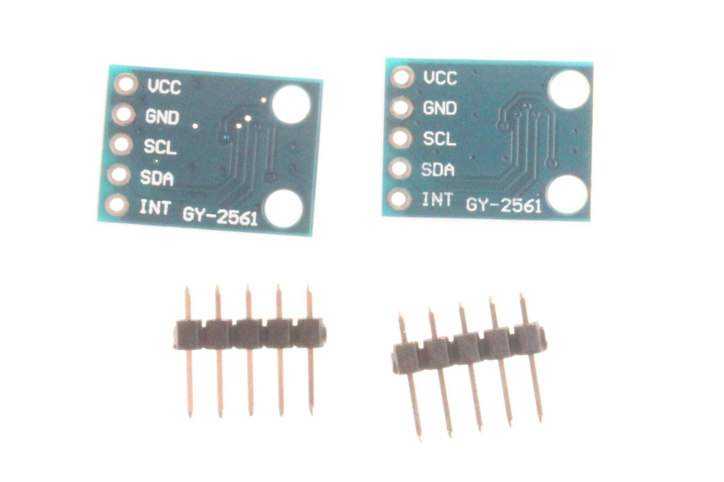 NOYITO TSL2561 Digital Light Sensor Module - High Precision Luminosity Detection Breakout Board (2-Pack) for Arduino, Raspberry Pi - Perfect for Ambient Light Monitoring, Smart Home Automation & IoT Projects