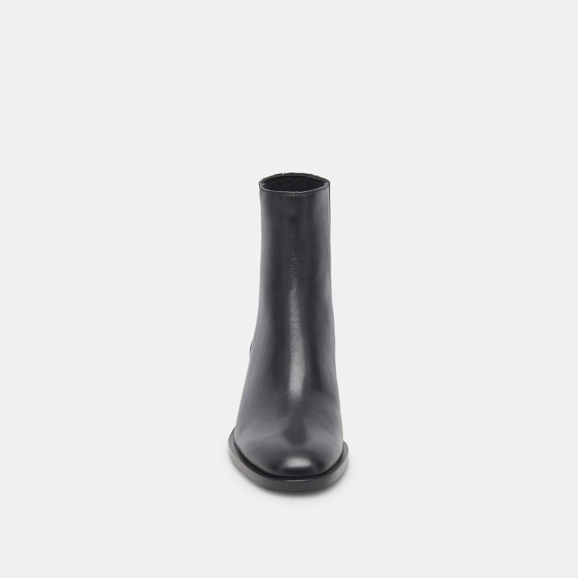 LINNY H2O Wide Calf Waterproof Rain Boots for Women - Black Leather Chelsea Style - Perfect for Gardening, Hiking & Wet Weather Outdoor Activities