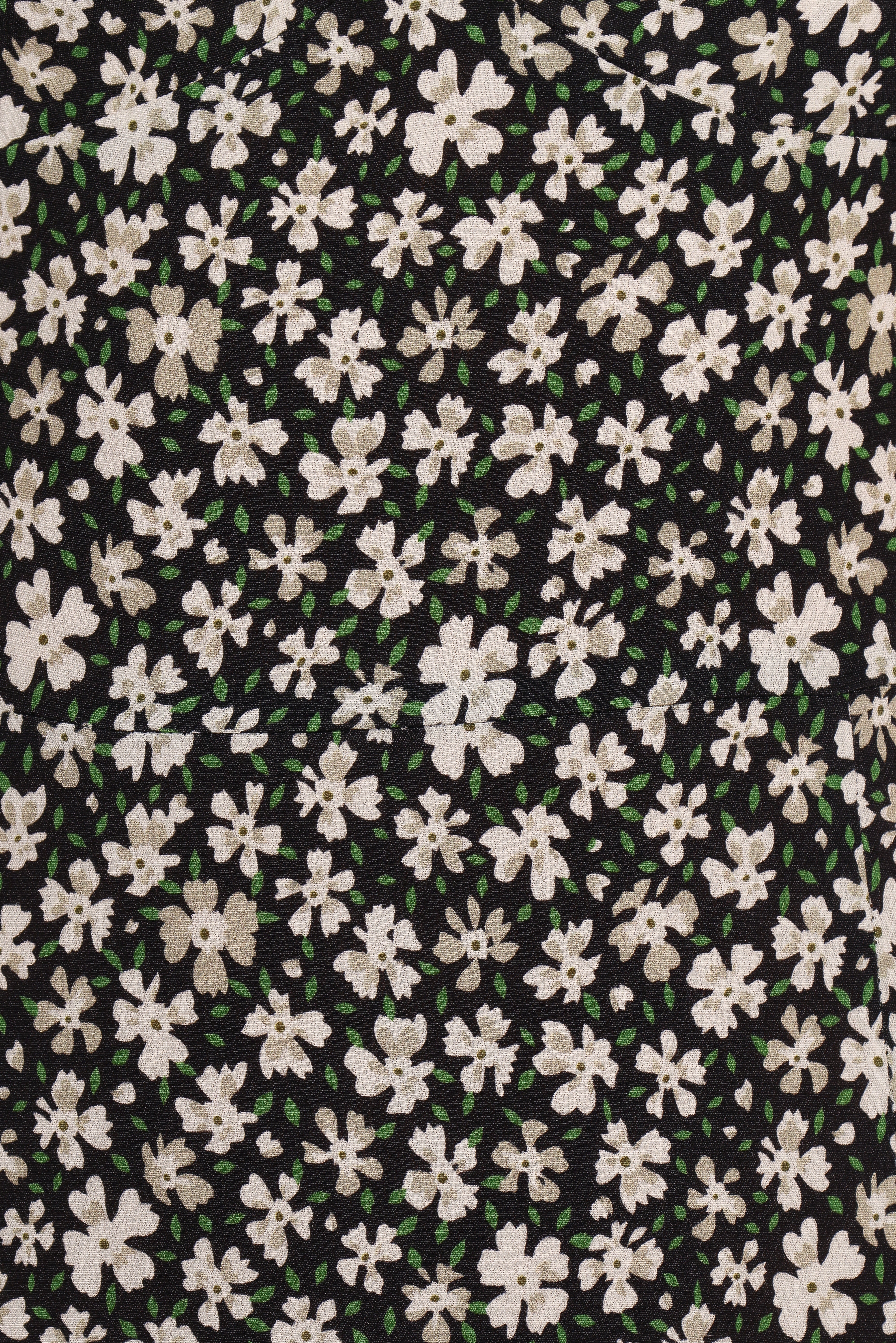 Franklin Floral Print Dress for Women - Elegant Black Floral Summer Dress for Casual Wear, Parties & Date Nights