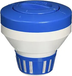 Pentair Large Round Pop-Up Floating Pool Chlorine Dispenser (5x3 Tablets) - Automatic Chlorinator for Inground & Above Ground Pools