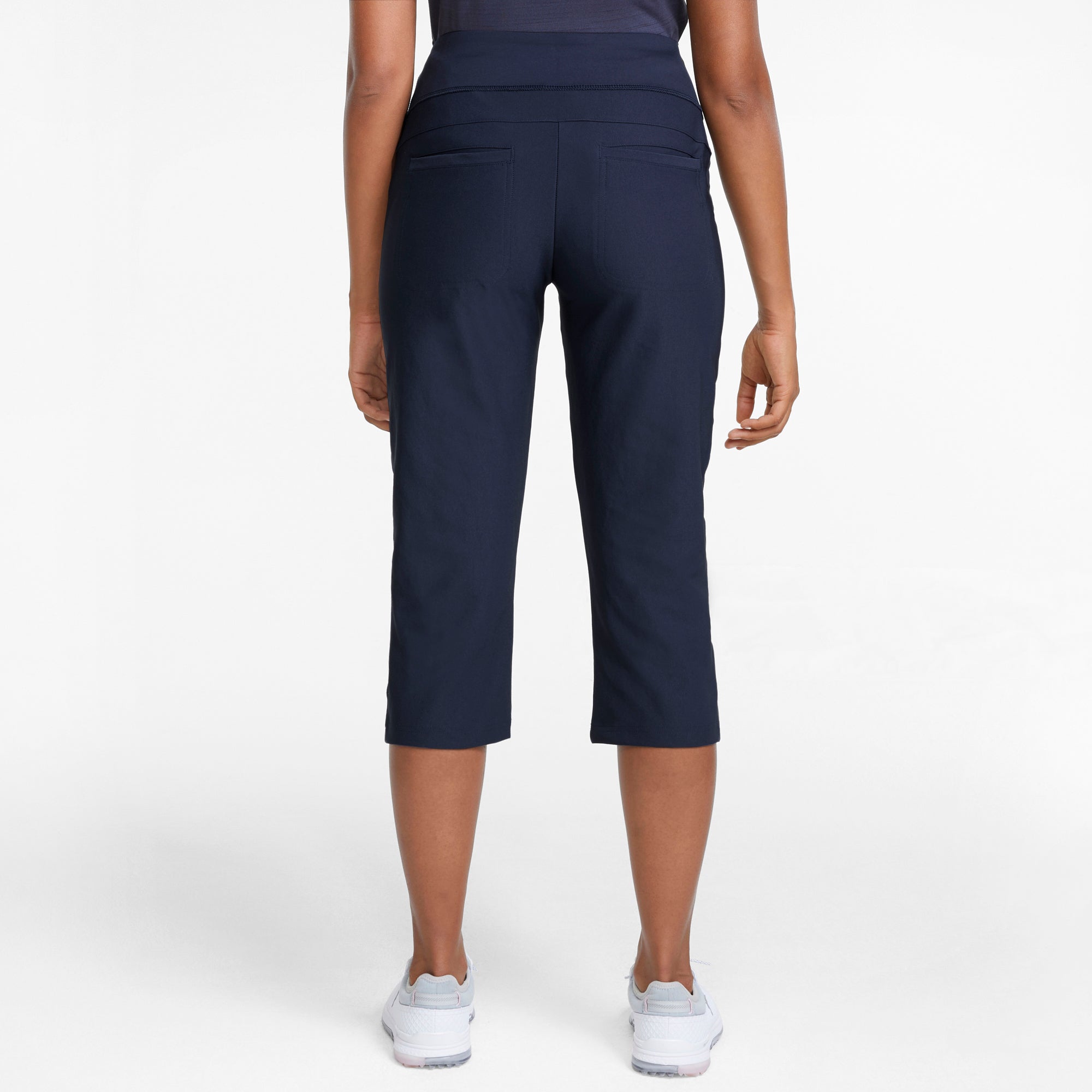 Women's PWRSHAPE Capri Golf Pants - Stretch Athletic Workout Leggings for Golf, Yoga & Running - Comfortable & Breathable Activewear
