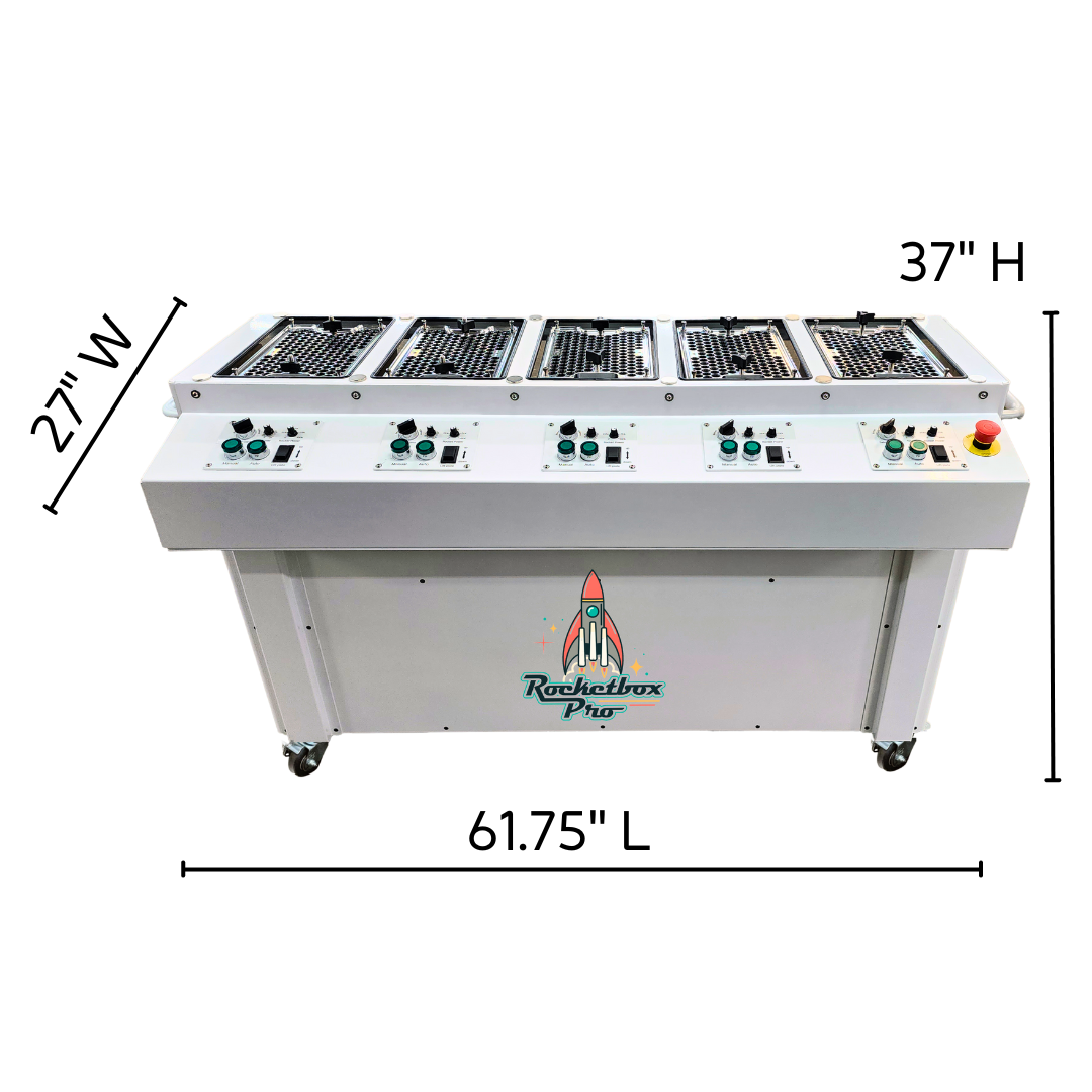STM Canna RocketBox Pro Pre Roll Cone Filling Machine - Automatic Joint Rolling Machine for Perfect Cones | Ideal for Dispensaries & Home Use