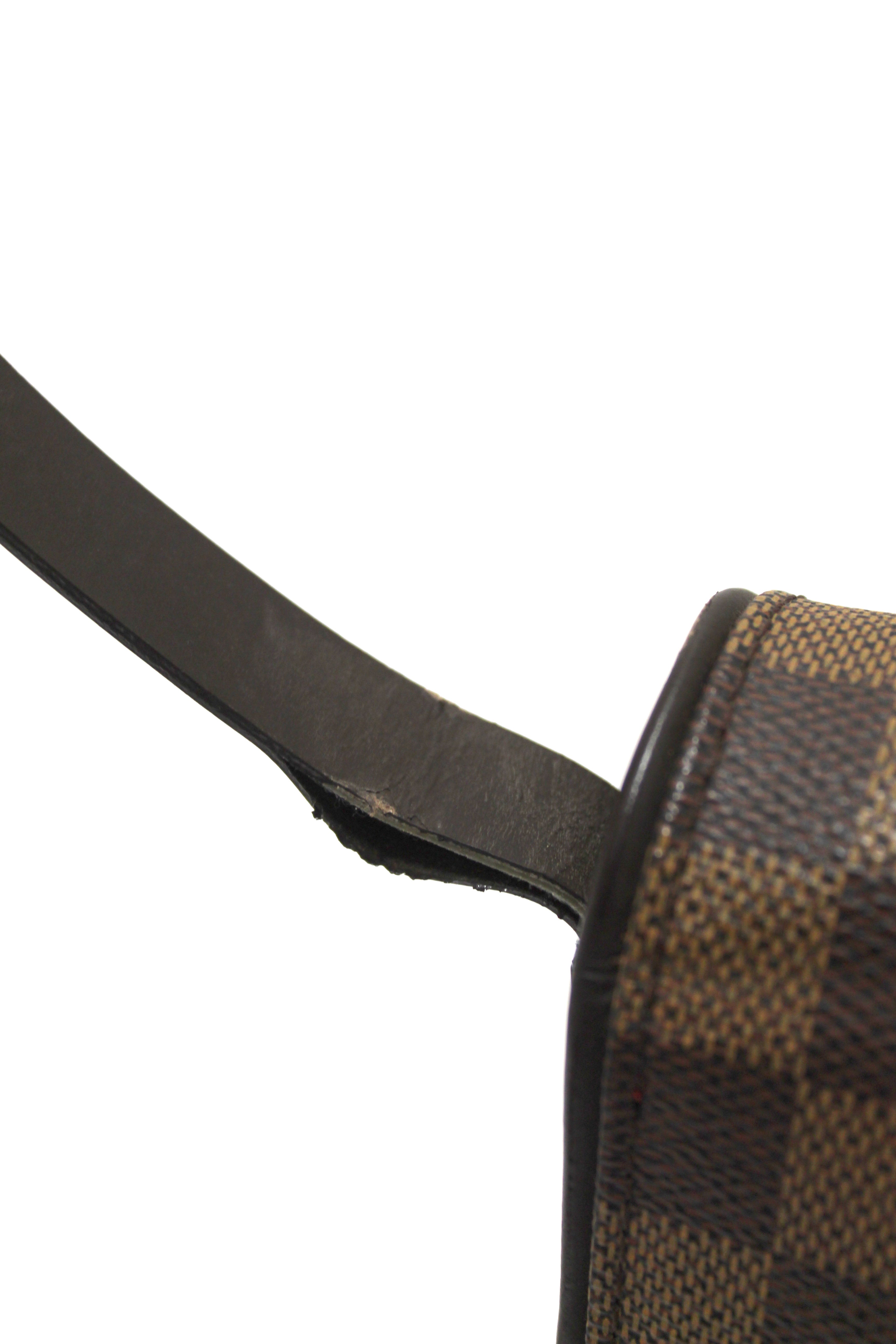 Authentic Louis Vuitton Damier Ebene Tribeca Long Shoulder Bag - Luxury Crossbody Purse for Women, Fashionable Designer Handbag for Work, Travel & Evening Out