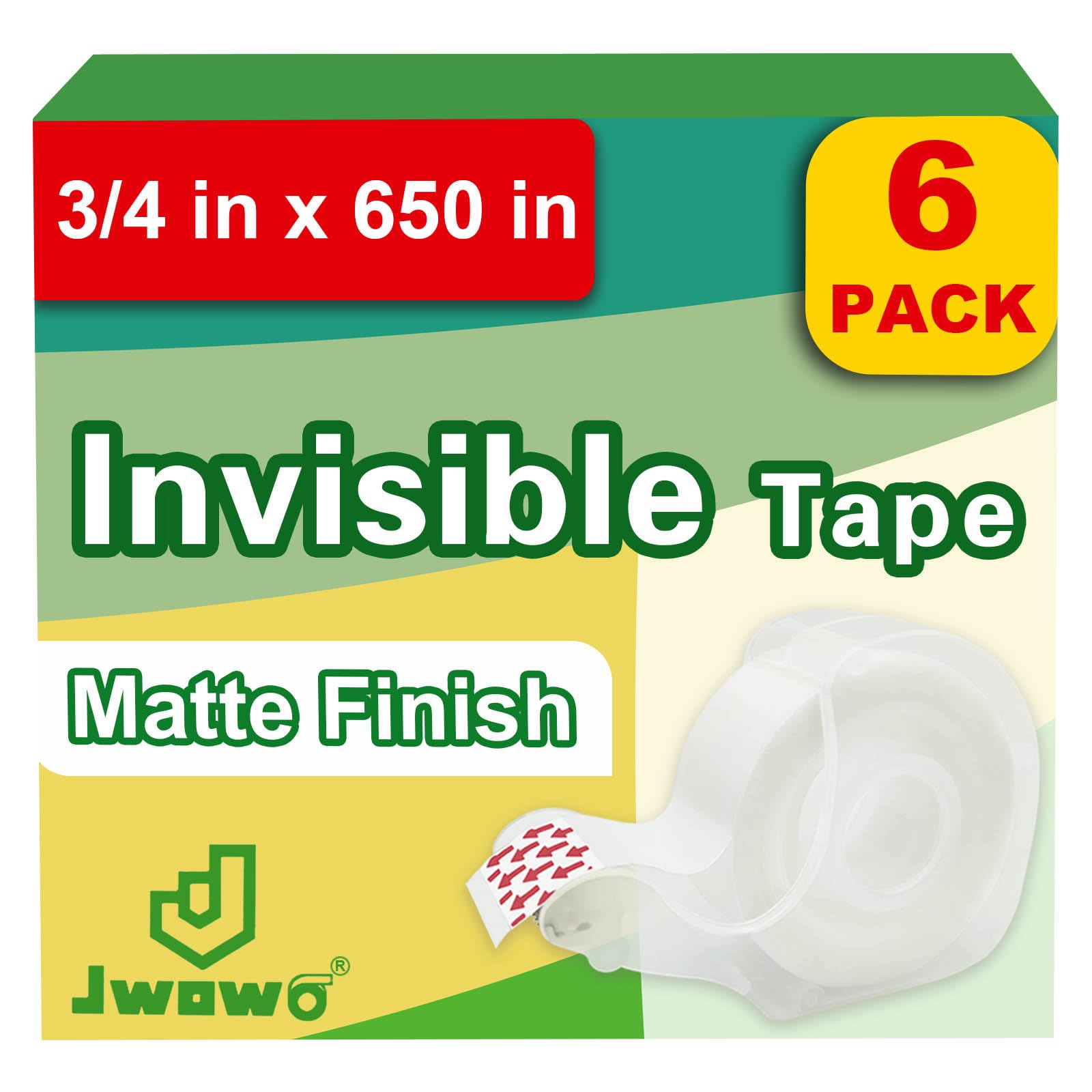 Matte Finish Invisible Tape - 3/4