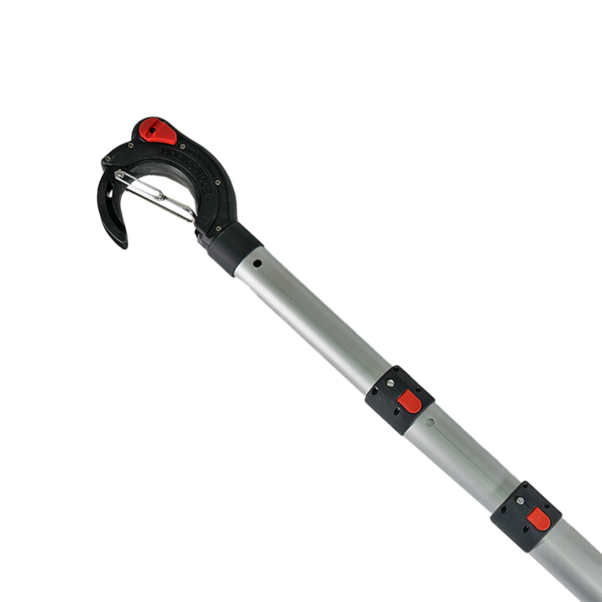 Hook & Moor Telescoping Boat Hook with Moor Hook - Adjustable Length (Multiple Sizes) - Perfect for Docking, Mooring & Marine Safety