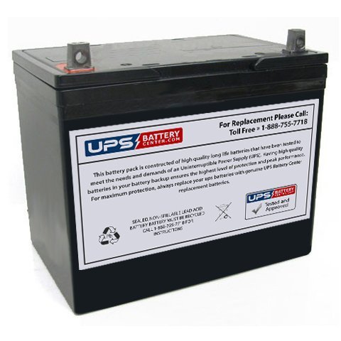 Best Technologies BATA007 12V 75Ah Sealed Lead Acid Replacement Battery - High Performance Power Solution for Solar Systems, UPS Backup, Emergency Lights & Medical Equipment