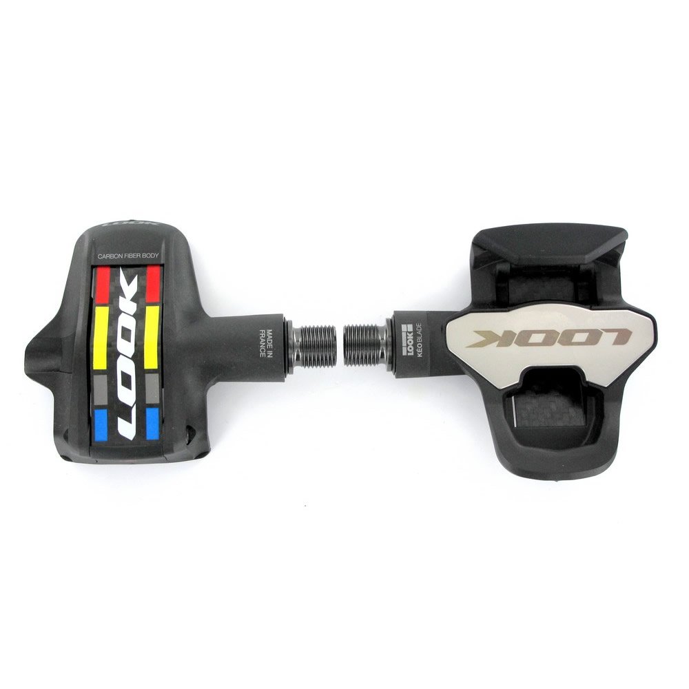 Look Keo Blade 2 Pro Team Titanium 16 Classic Mondrian Logo Cycling Pedals - Premium Road Bike Pedals for Professional Cyclists & Performance Riders - Ideal for Road Racing, Training & Endurance Cycling