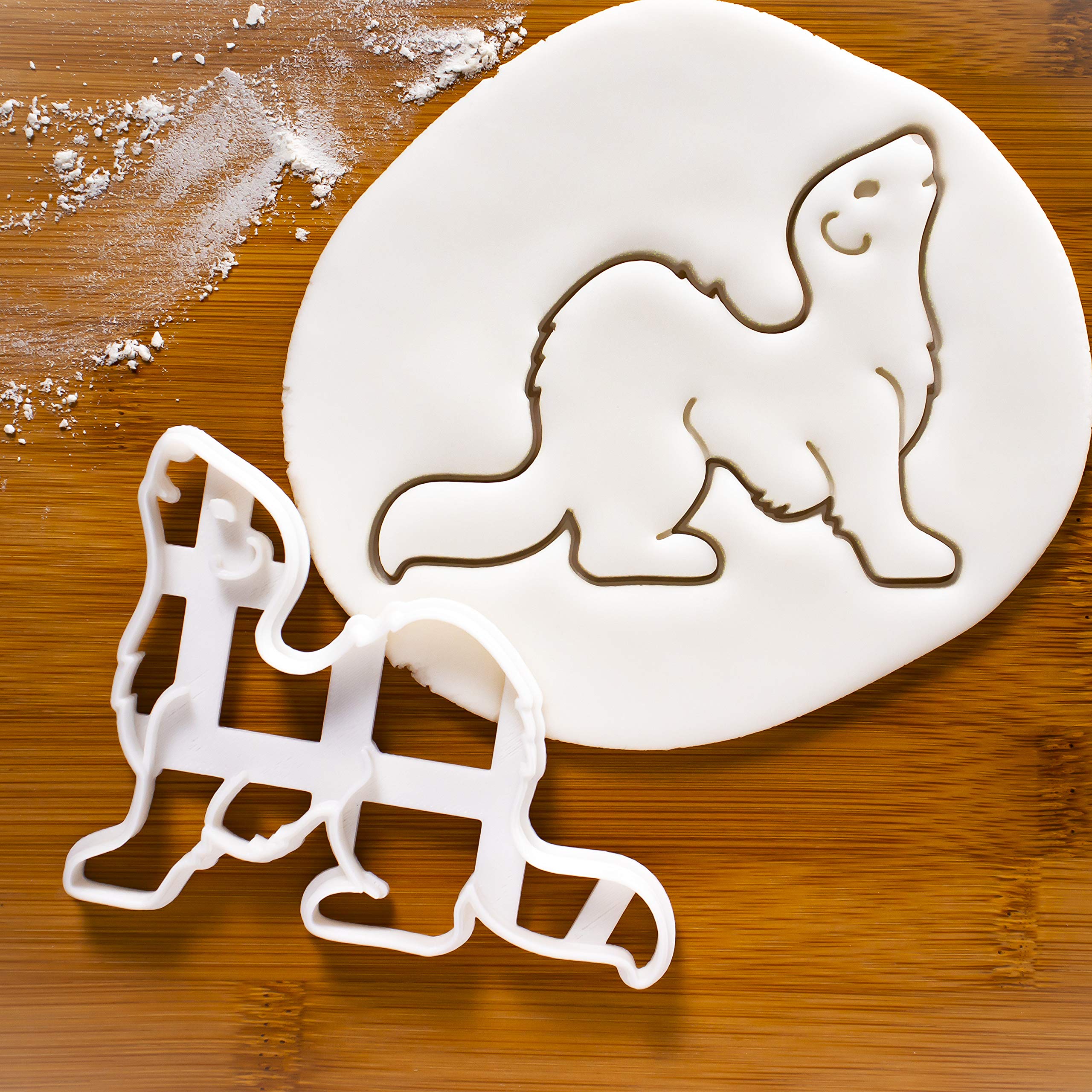 Ferret-Shaped Cookie Cutter - 1 Piece Stainless Steel Baking Tool for Animal-Themed Cookies | Perfect for Birthday Parties, Baby Showers & Holiday Baking