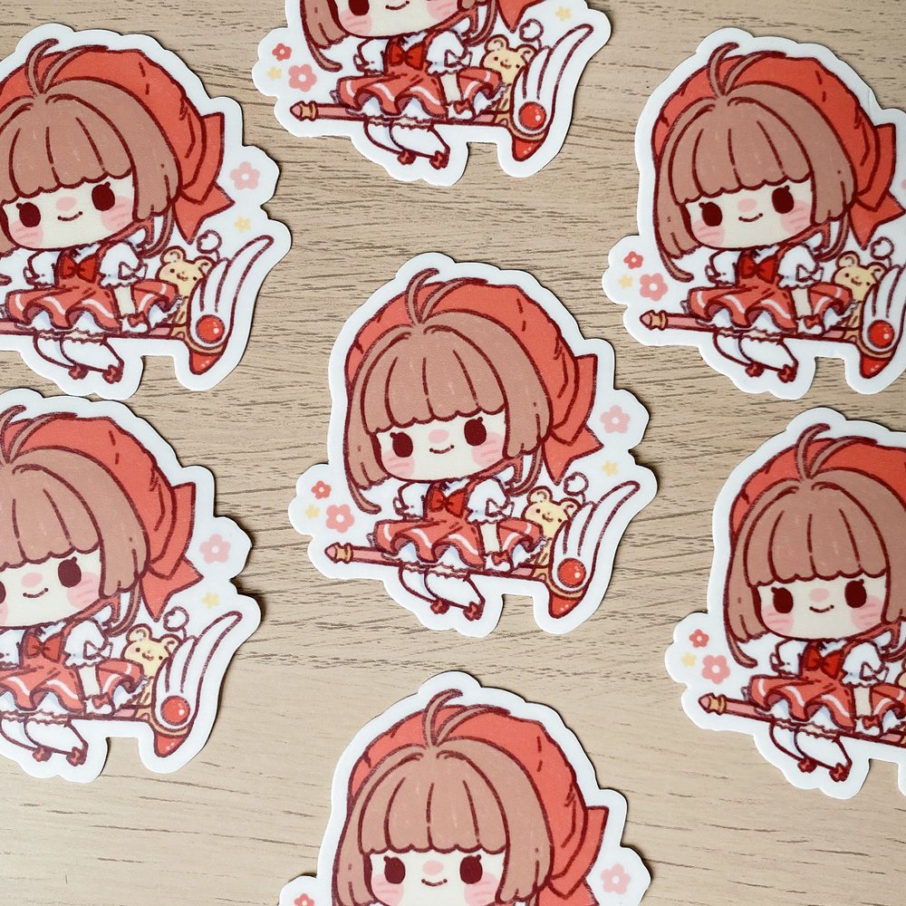 Cardcaptor Sakura Stickers - Kawaii Anime Decals for Laptops, Phones & Journals | Cute Japanese Stationery & DIY Craft Supplies