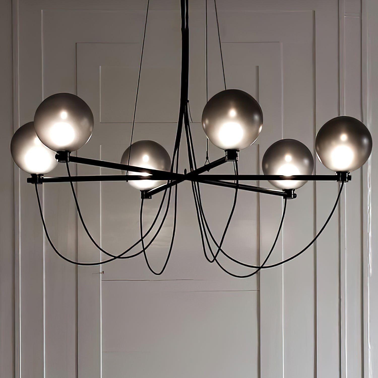 Bagnoregio Chandelier - Elegant Crystal Ceiling Light Fixture for Dining Room, Living Room & Bedroom Decor