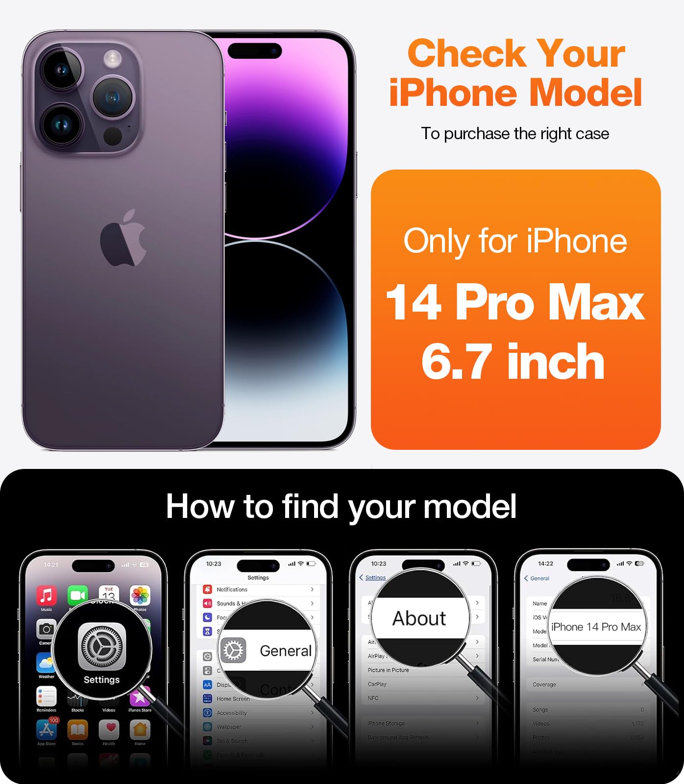 TORRAS iPhone 14 Pro Max Case (6.7