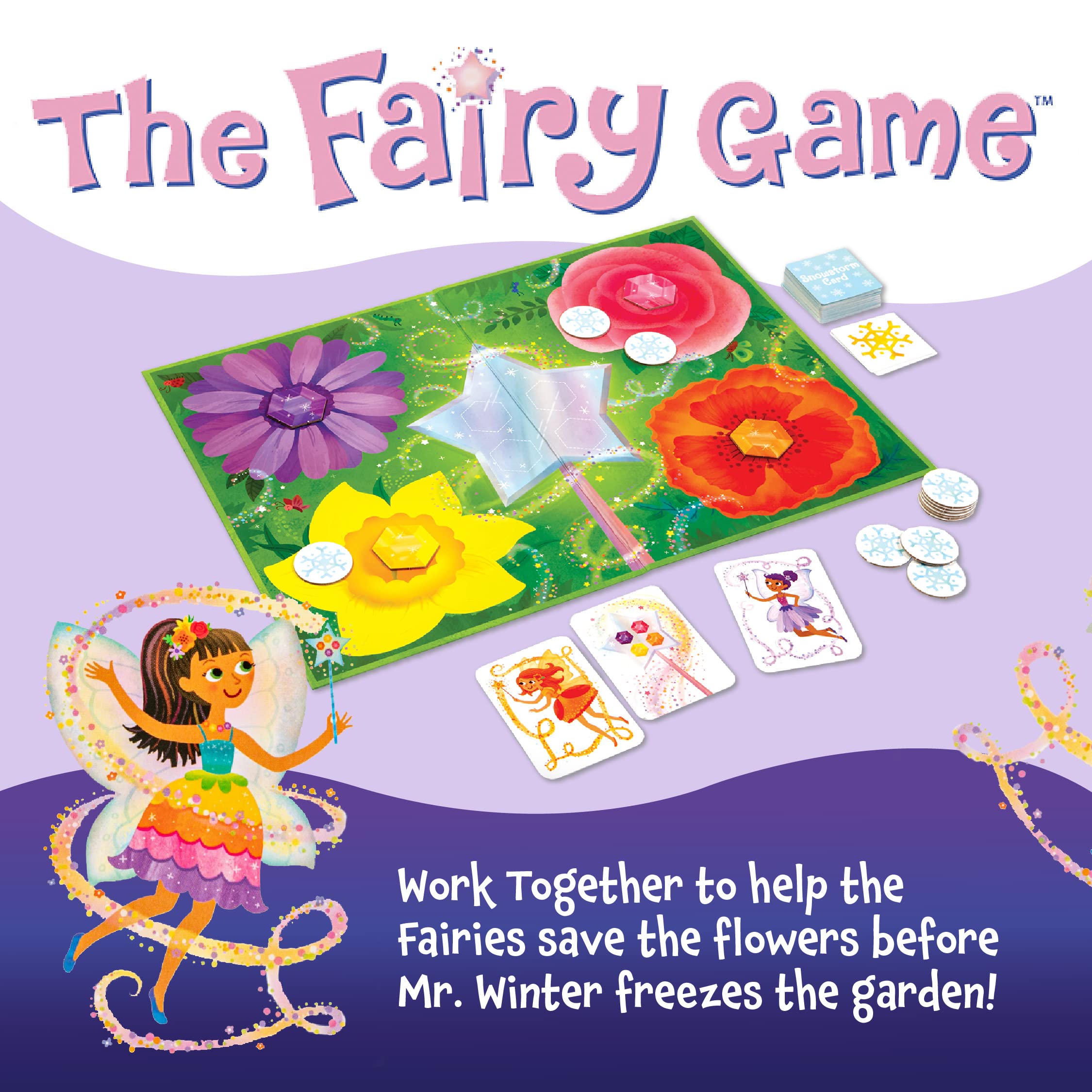 Peaceable Kingdom The Fairy Match Game - Enchanting Board Game for 2-6 Kids Ages 5+ | Perfect for Family Game Nights and Preschool Learning Activities
