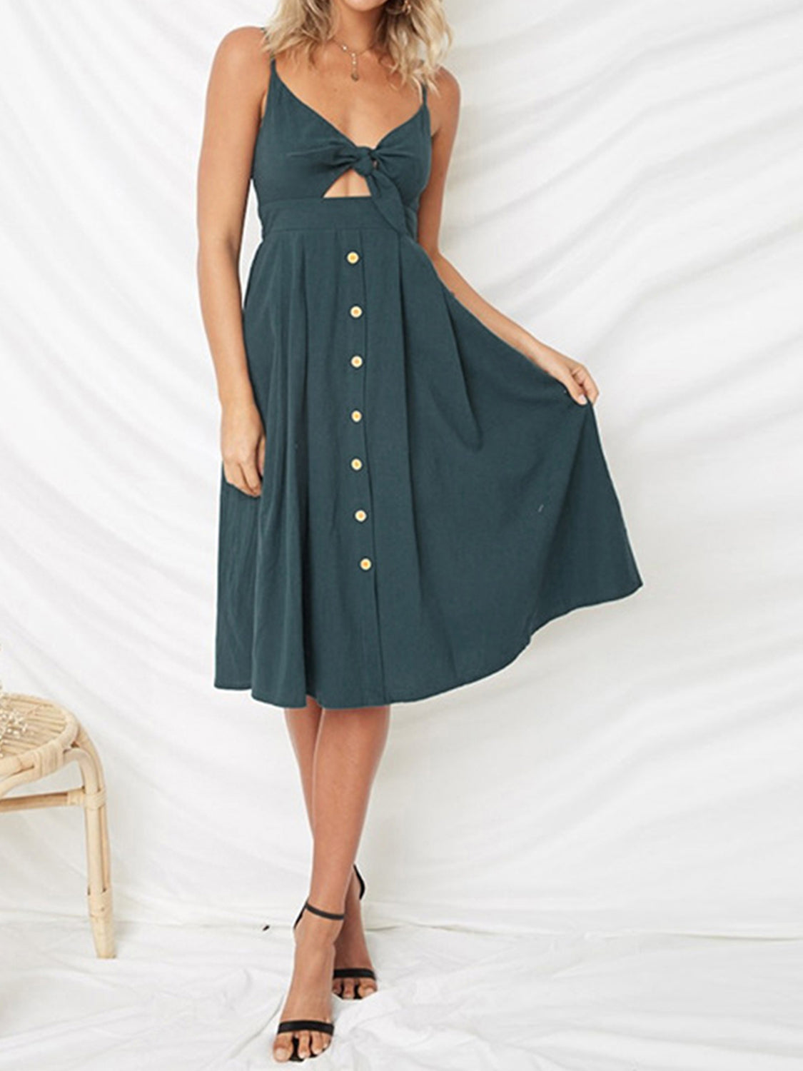 Sweetheart Neck Cami Resort Dress - Flowy Summer Beach Dress for Women, Boho Chic Vacation Outfit, Perfect for Pool Parties, Tropical Getaways & Date Nights
