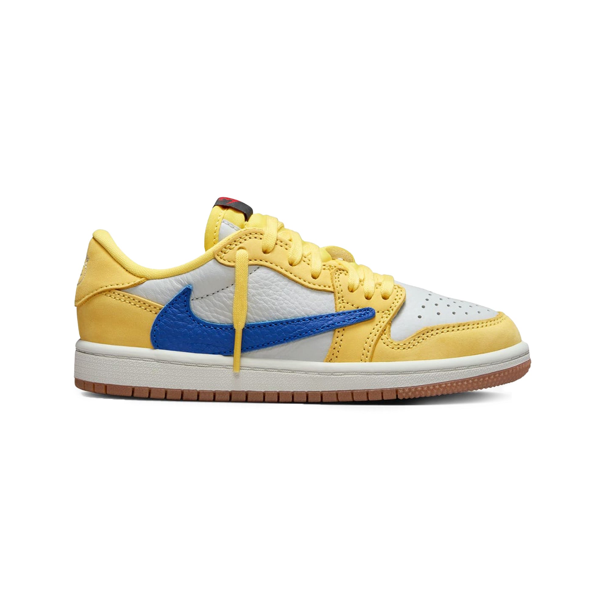 Air Jordan 1 Retro Low OG SP Travis Scott 'Canary' PS Sneakers (2024) - Limited Edition Basketball Shoes for Men, Streetwear Fashion & Casual Wear