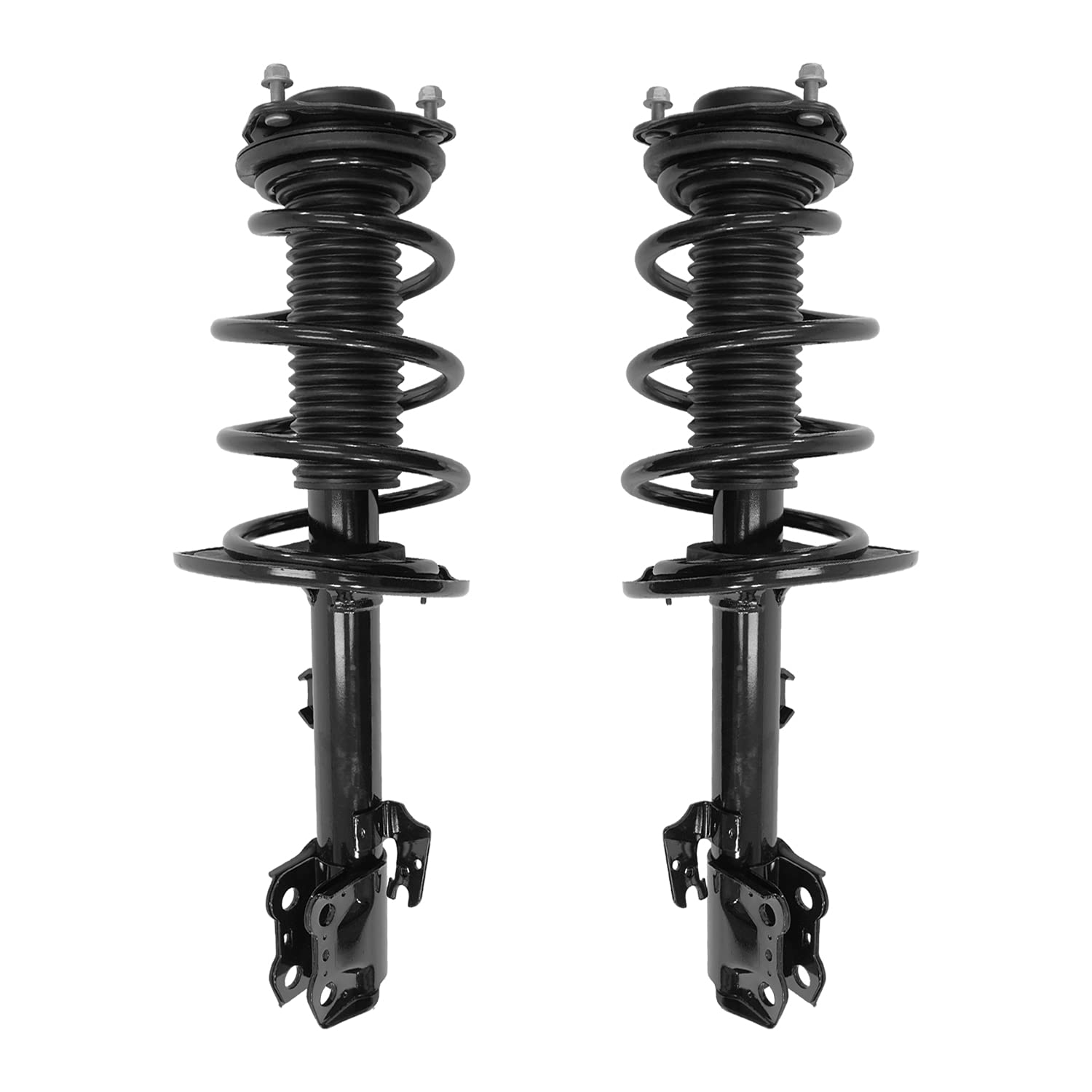 Complete Struts - Front Quick Complete Strut Assemblies with Coil Springs Replacement for 2014-2019 Toyota Highlander - Set of 2 - Perfect for Smooth Ride & Improved Handling on Highways & Rough Roads