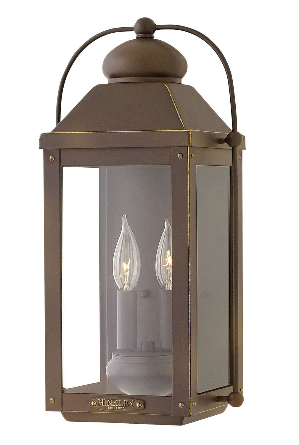 Anchorage LED Wall Mount in Light Oiled Bronze - Modern Wall Light Fixture for Living Room, Bedroom & Hallway Lighting