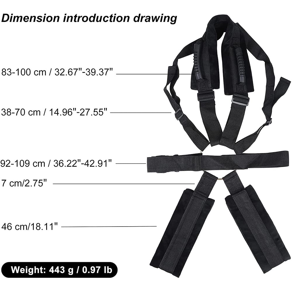 Adult Sex Swing for Couples - Adjustable Bondage Furniture for BDSM & Bedroom Play - Durable Sex Sling for Enhanced Intimacy - Perfect for Spicing Up Your Love Life & Exploring New Positions