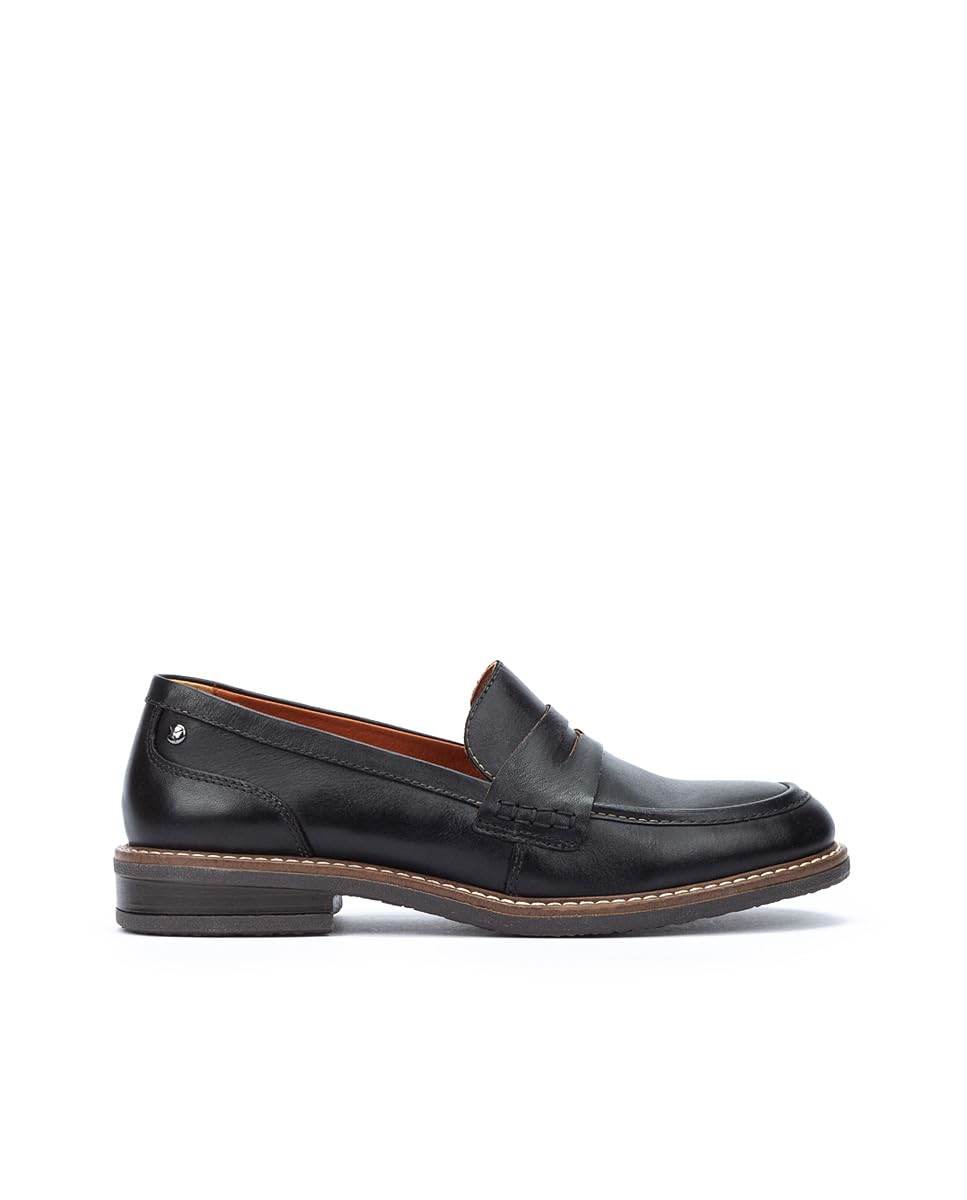 PIKOLINOS Women's Aldaya Leather Loafers - Comfortable Slip-On Shoes for Casual Wear, Office & Travel