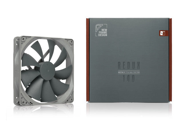 Noctua NF-P14s Redux 140mm PWM Fan 1500 RPM - High Performance Cooling for PC Cases, CPU Coolers & Gaming Rigs - Quiet Operation & Premium Quality