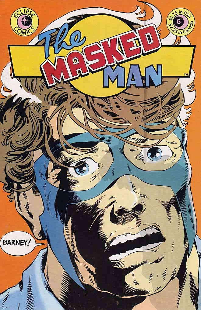 The Masked Man #6 VF/NM - Eclipse Comics | Rare Collectible Comic Book for Superhero Fans & Collectors