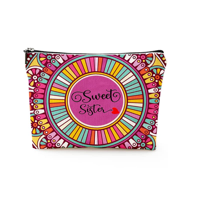 TheYaYaCafe Waterproof Cosmetic Bag for Women - Multifunctional Travel Makeup Pouch, Toiletry Organizer Storage Bag - Perfect for Sisters Gift, Vacation & Daily Essentials Organization