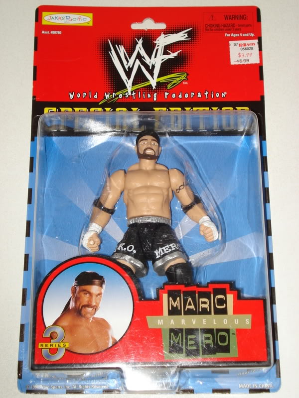 1999 WWF Jakks Pacific Special Edition Series 3 Marvelous Marc Mero Wrestling Action Figure - Exclusive Collectible Toy for WWE Fans & Nostalgic Gift for Wrestling Enthusiasts - Perfect for Display, Play & Memorabilia Collection