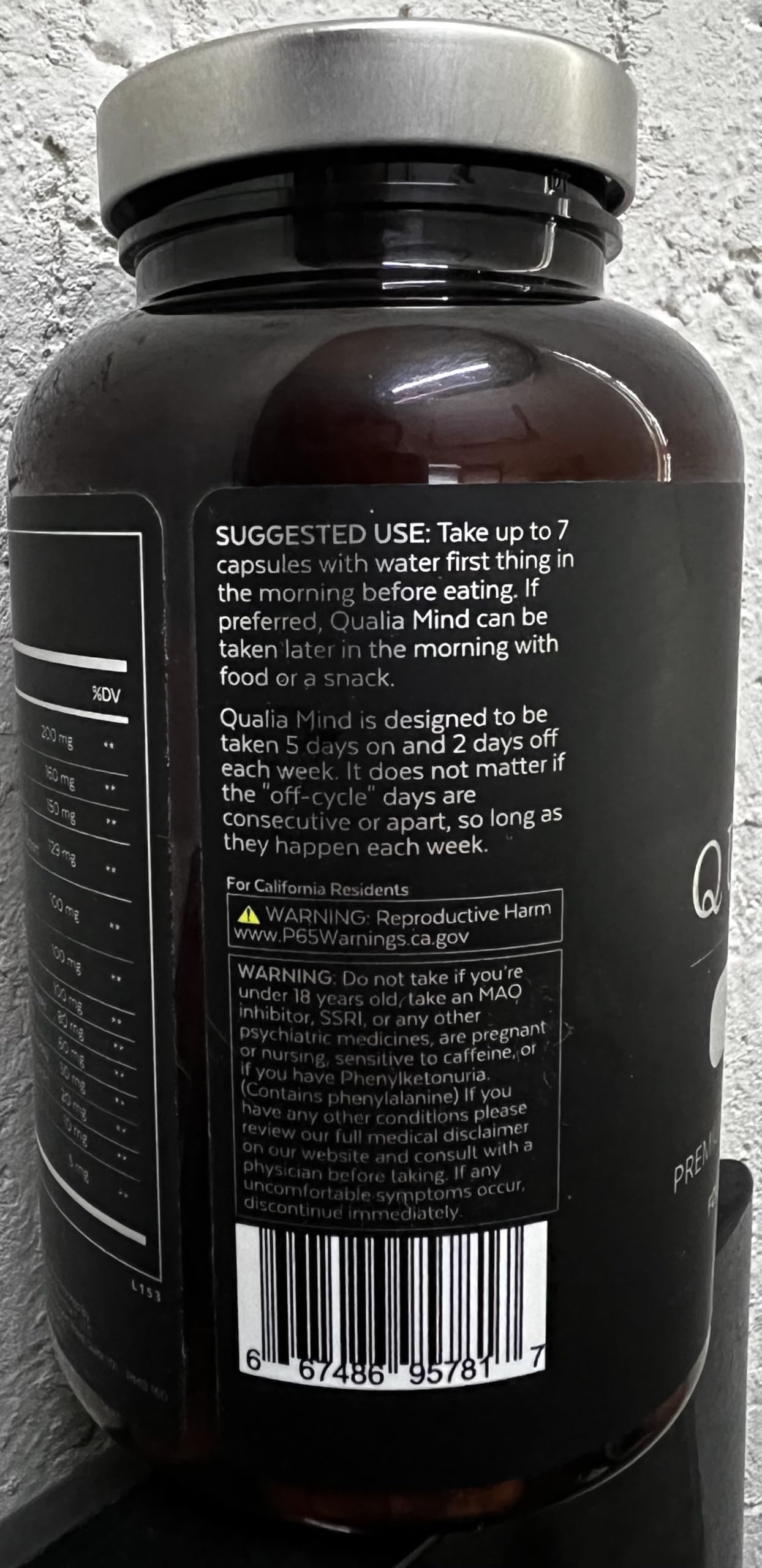 NEUROHACKER COLLECTIVE Qualia Mind Nootropics 154 Count | Premium Brain Supplement for Memory, Focus & Mental Clarity | Enhance Cognitive Performance for Work, Study & Daily Life