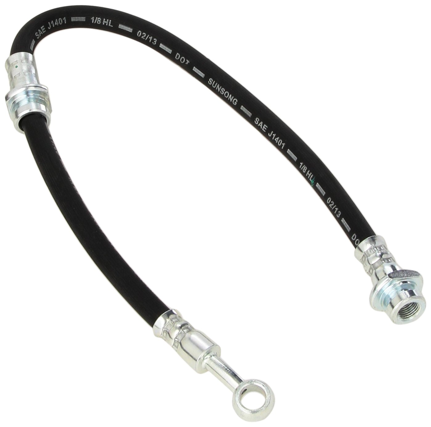 Centric Parts 150.48018 Brake Hose - High Performance Replacement Brake Hose for Smooth & Safe Braking - Perfect for Daily Commuting, Off-Roading & Performance Driving