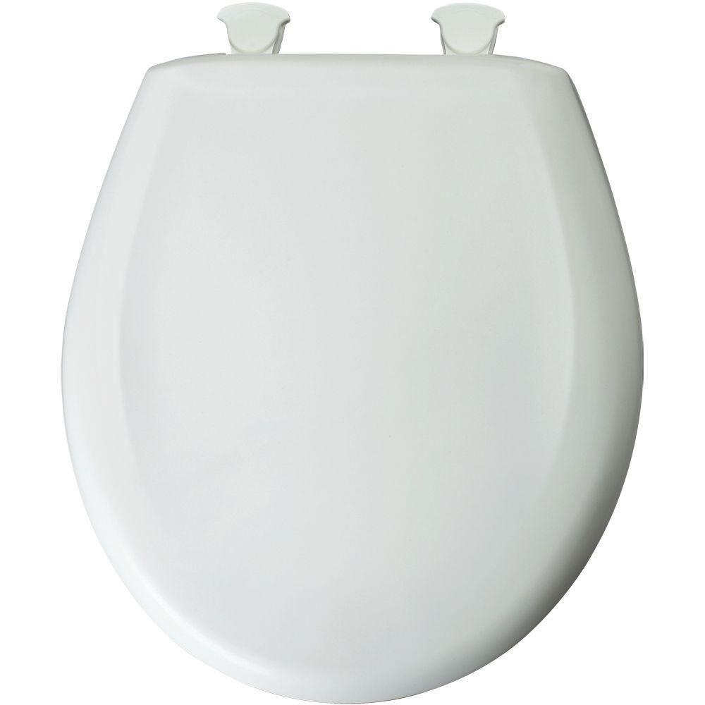 Bemis STA-TITE Round Slow Close Toilet Seat - White (Model 529623) | Durable & Hygienic for Home, Office & Public Restrooms