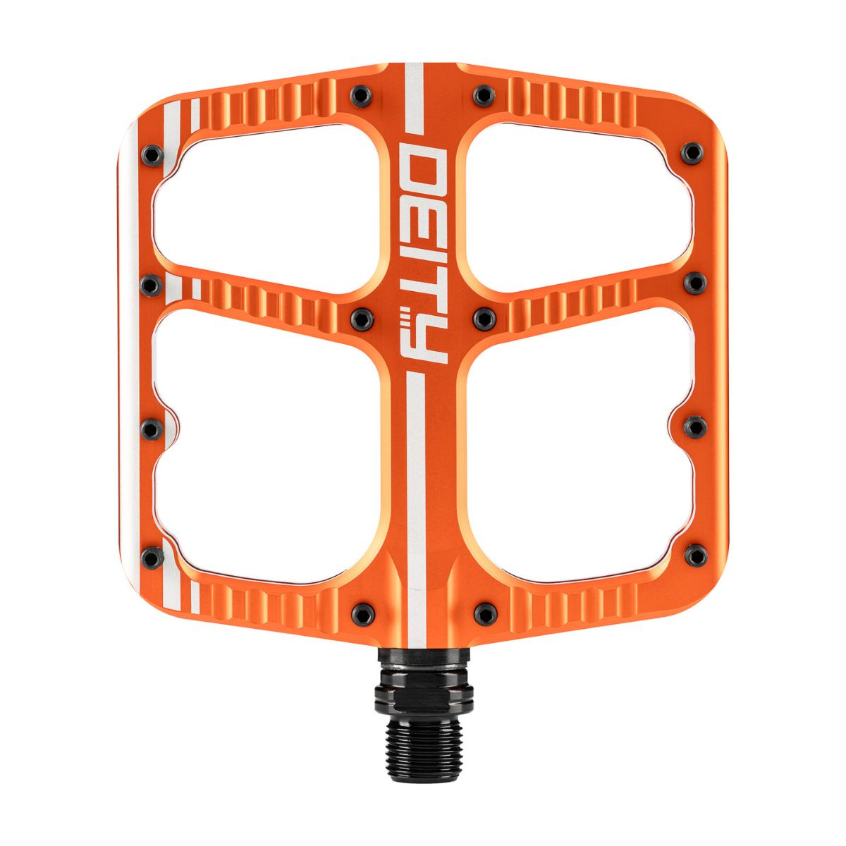 Deity Flat Trak Pedal - High-Performance BMX & Mountain Bike Pedals for Extreme Sports & Cycling Enthusiasts | Ideal for Dirt Jumps, Street Riding & Trail Adventures