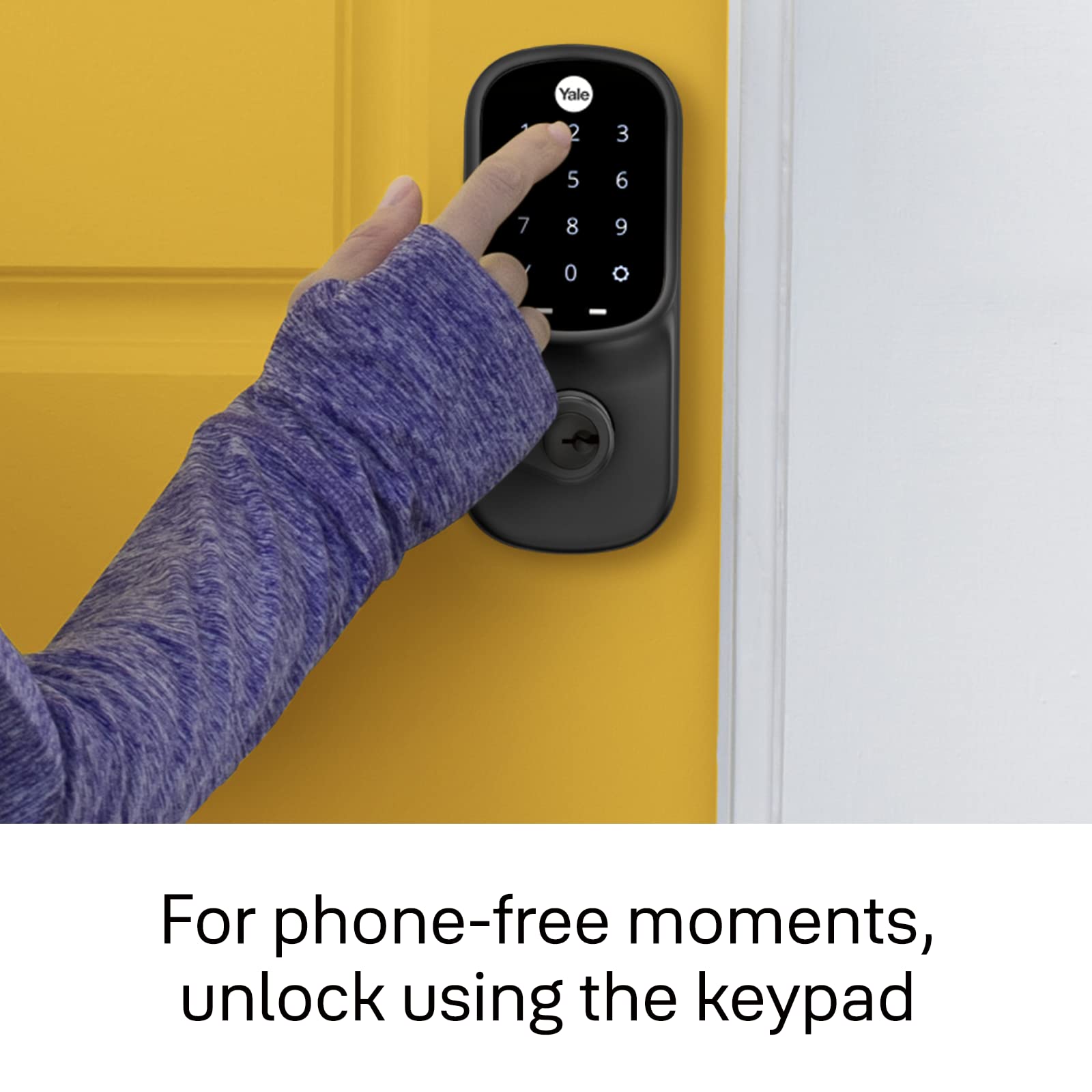 Yale Assure Lever Wi-Fi Smart Lock - Touchscreen Keyless Entry - Oil Rubbed Bronze Finish for Home Security & Smart Door Access