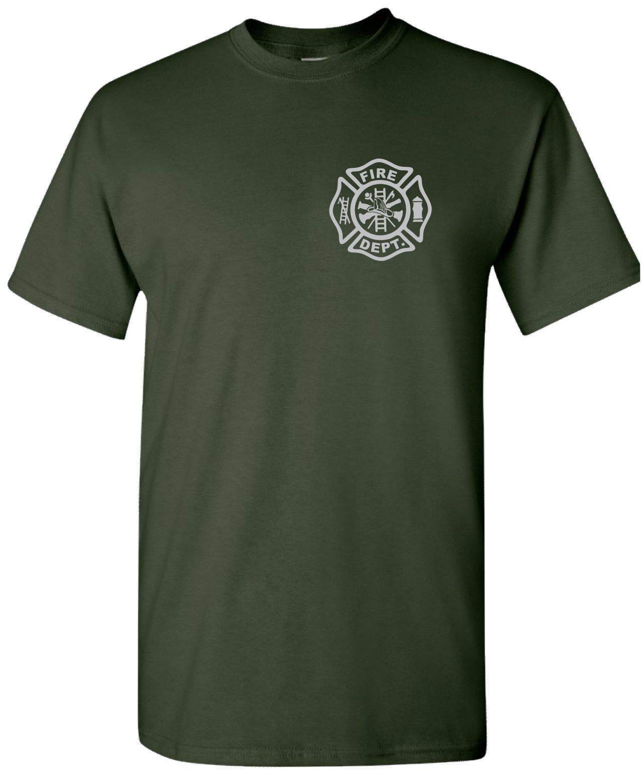 Patriot Apparel Thin Red Line Firefighter T-Shirt - Honor First Responders - Comfortable Cotton Tee for Firefighters, EMS, Police Support - Perfect for Work, Training & Everyday Wear