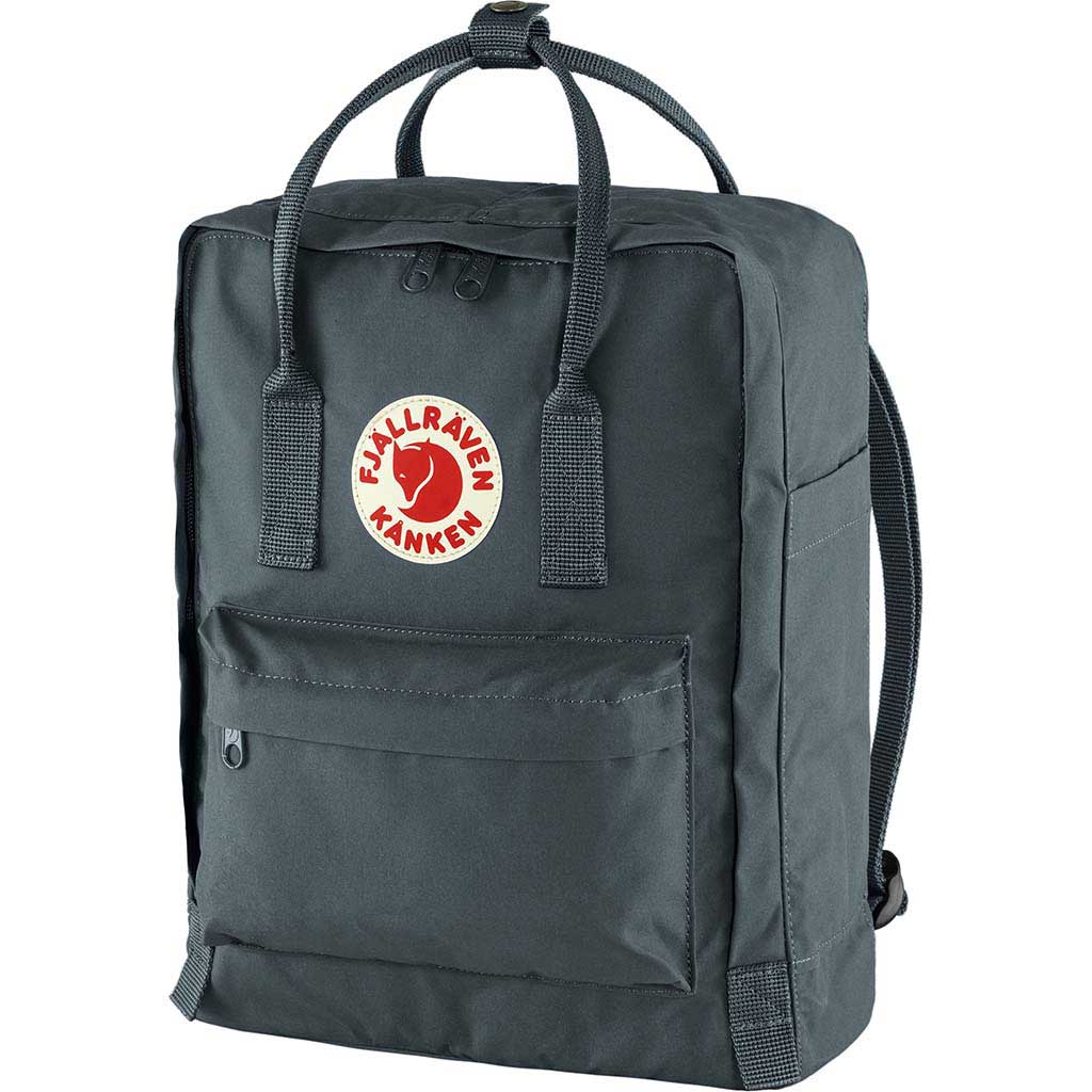 Fjallraven Kanken Backpack Graphite - Lightweight Durable Laptop Backpack for School, Travel & Outdoor Adventures
