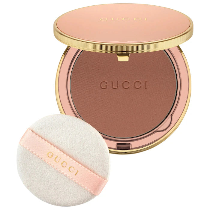 Gucci Matte Natural Beauty Powder Compact - Oil Control & Flawless Finish for Everyday Makeup & Touch-Ups