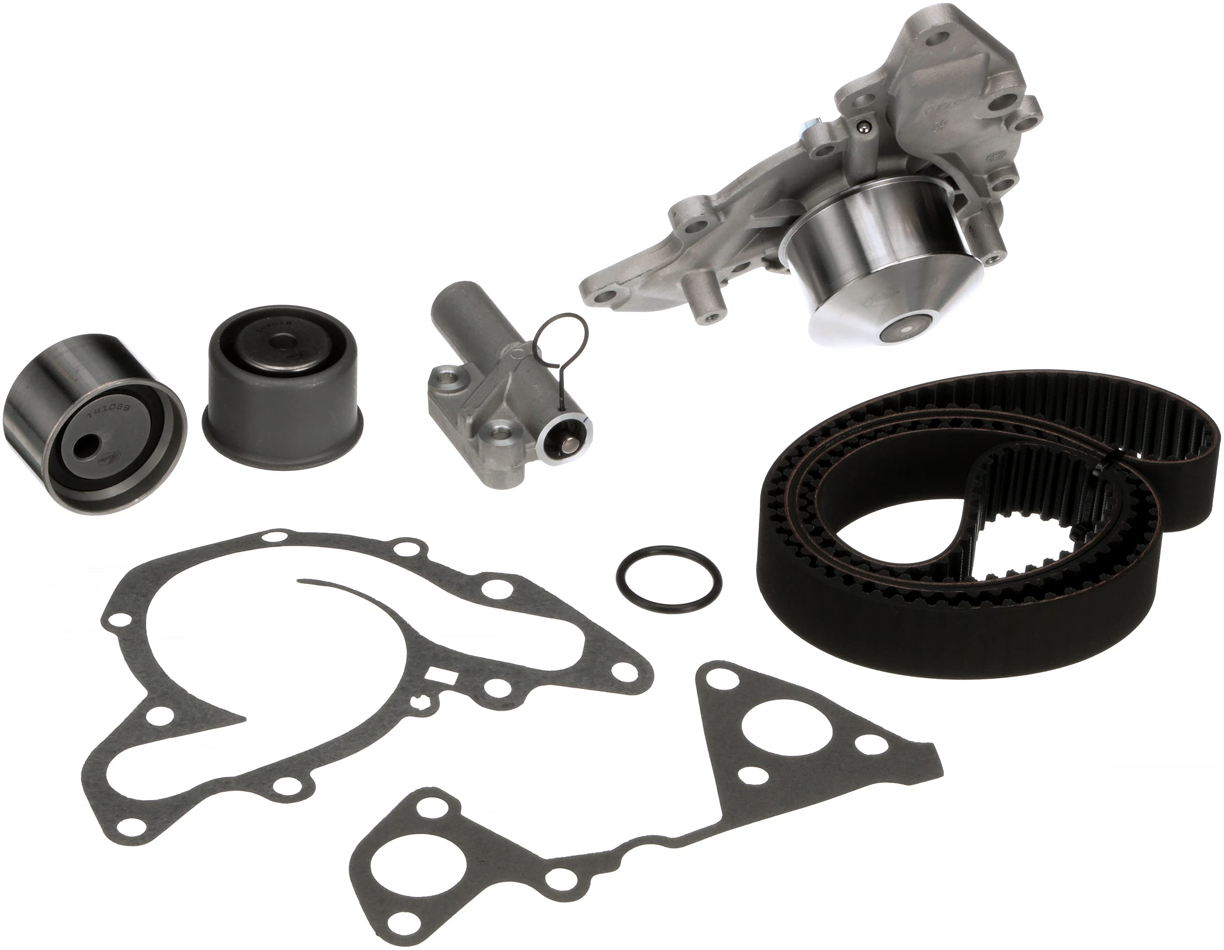 Gates TCKWP287B Timing Belt Kit with Water Pump - Replacement for Ford, Chevy, Dodge - Perfect for Engine Maintenance & Performance Upgrade