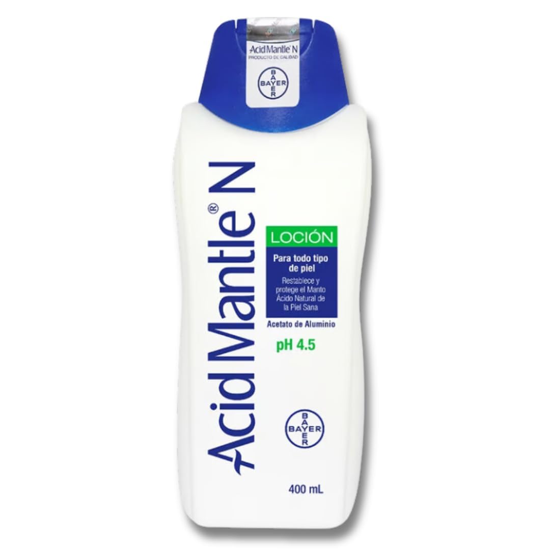 LOCION ACID MANTLE N pH 4.5 X 400 ml (13.5 Fl Oz) - Gentle Skin Lotion for Sensitive & Dry Skin - Ideal for Daily Moisturizing & Skin Barrier Repair