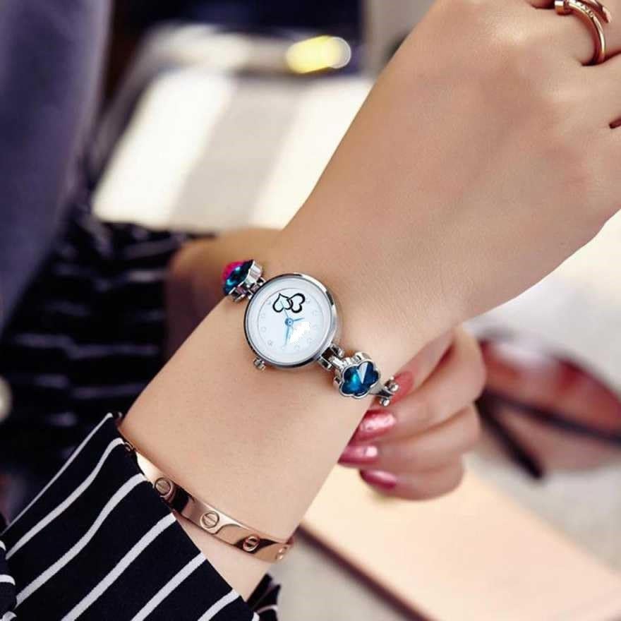 Watchstar Elegant Stainless Steel Analog Watch for Women & Girls - Waterproof Casual Dress Watch for Everyday Wear, Office & Special Occasions