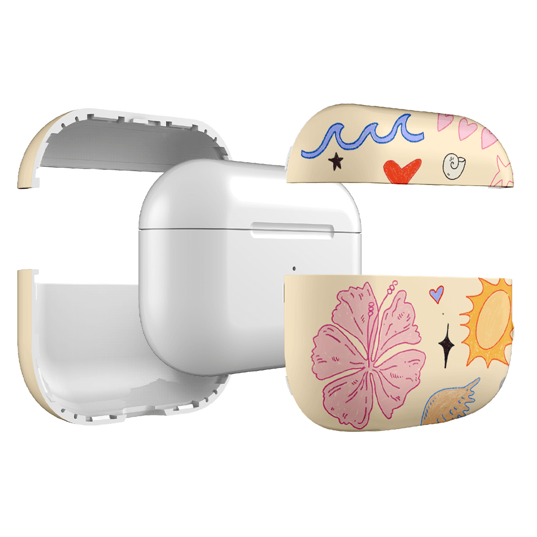 Mermaid Salad AirPods Pro Case - Waterproof Protective Cover for Apple AirPods Pro (2nd/1st Gen) - Cute Aesthetic Phone Accessories for Women Girls - Perfect for Gym, Travel & Daily Use