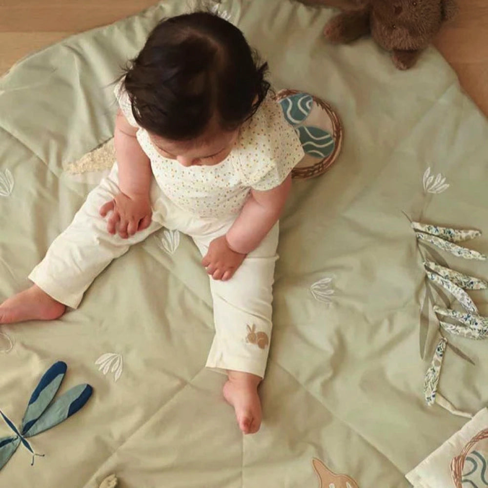 Avery Row Activity Mat for Kids - Non-Slip Water Play Mat with Riverbank Design - Perfect for Bath Time, Outdoor Play, and Sensory Development