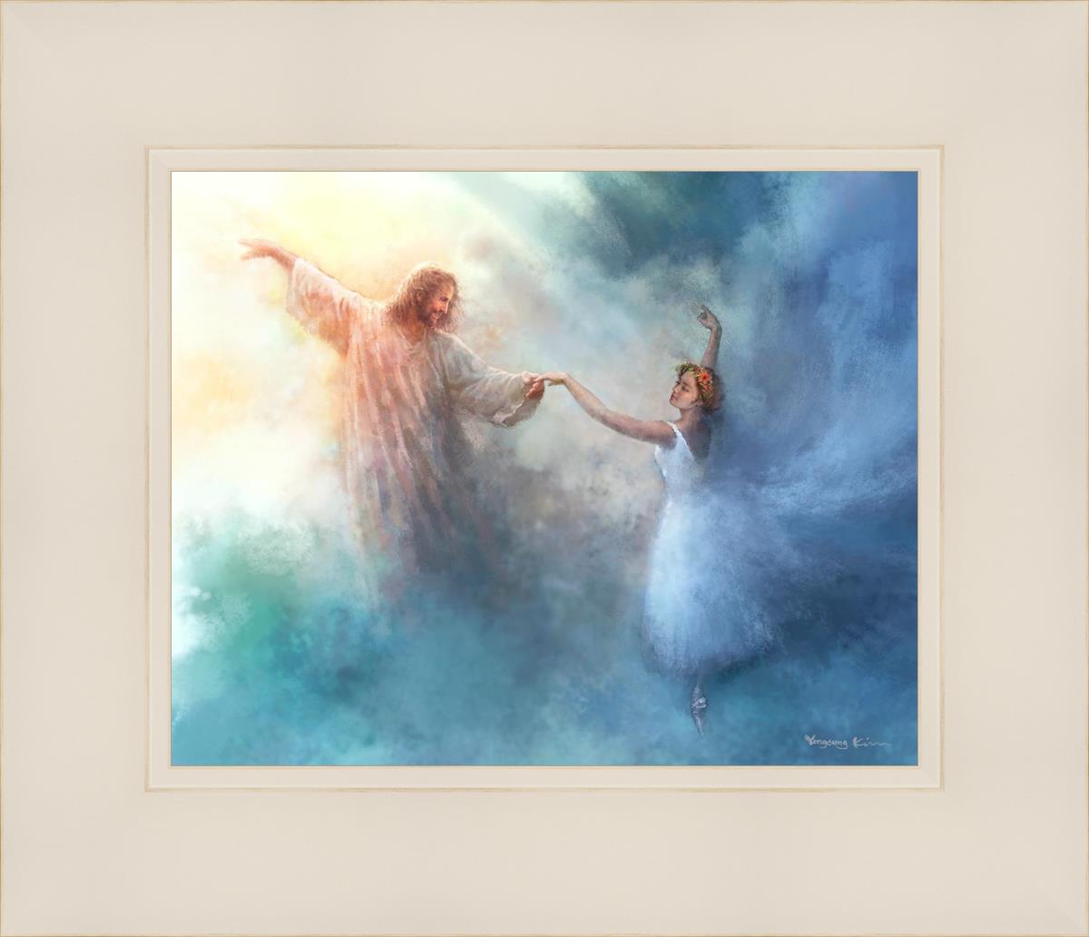 A Pas De Deux By Yongsung Kim - Ballet Dance Art Print - Elegant Wall Decor for Home, Office & Dance Studios