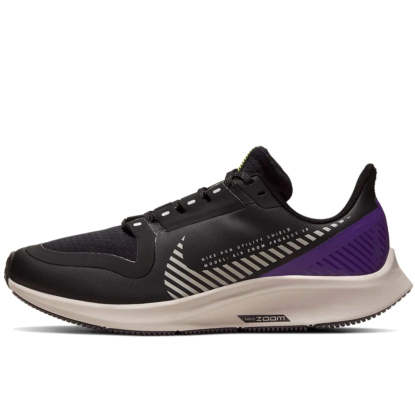 Nike Youth Air Zoom Pegasus 36 Shield GS Running Shoes BQ5705-001 - Waterproof & Lightweight for Boys & Girls - Perfect for School, Training & Outdoor Activities