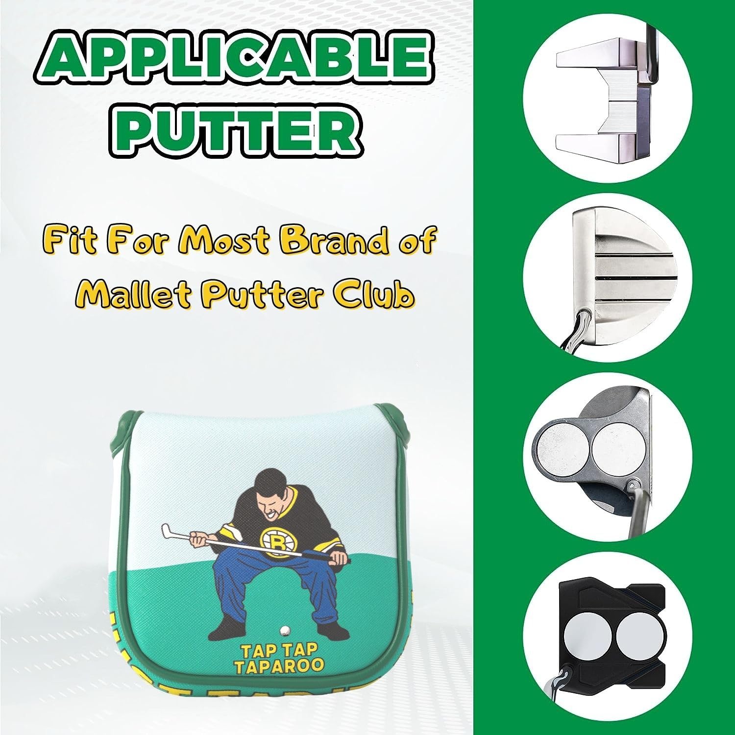 Funny Golf Putter Headcover - Unique Golf Gift for Men & Women | Durable Golf Club Cover Accessories | Perfect for Courses, Driving Ranges & Gag Gifts