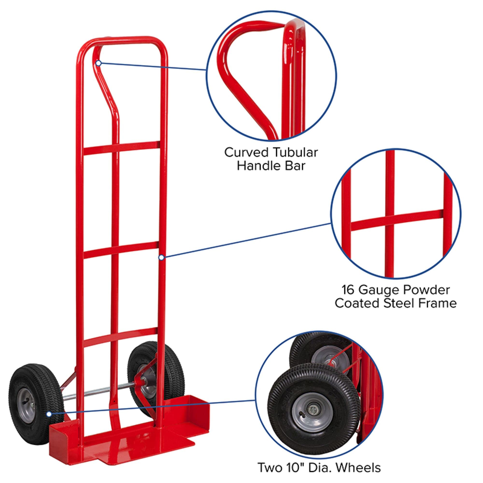 Flash Furniture Falon Heavy Duty Metal Chiavari Stack Chair Dolly - Commercial Grade Rolling Cart for Banquet, Wedding, and Event Chairs - Perfect for Catering Halls, Hotels, and Convention Centers