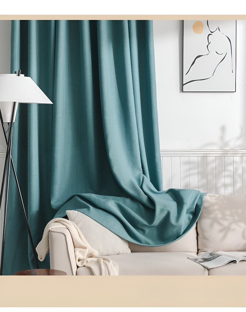 April Cotton Curtain Swatch - Soft & Breathable Fabric Samples for Window Treatments | Perfect for Home Decor, DIY Projects & Interior Design