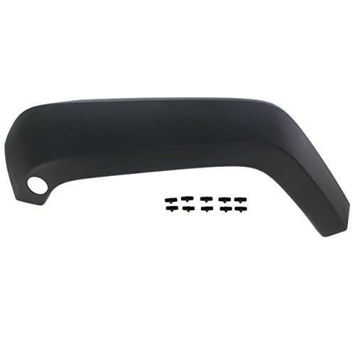 2007-2018 Jeep Wrangler Front Left Fender Flare Wheel Arch Molding Trim Replacement - Perfect for Off-Roading, Trail Adventures & Jeep Customization