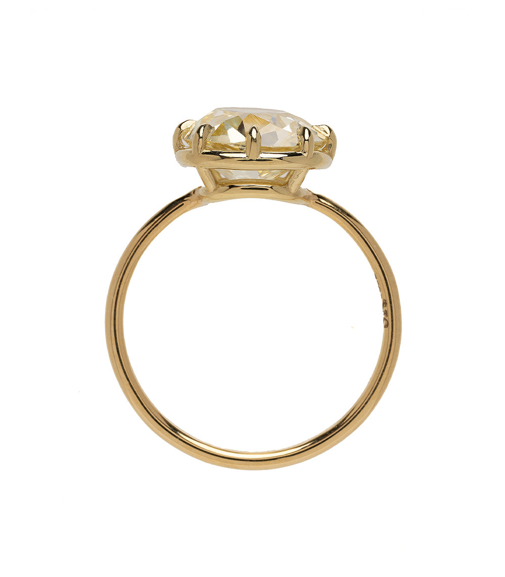 Vintage Old Mine Cut Diamond Engagement Ring for Women - Antique Style Wedding Band, Perfect for Proposals, Anniversaries & Special Occasions