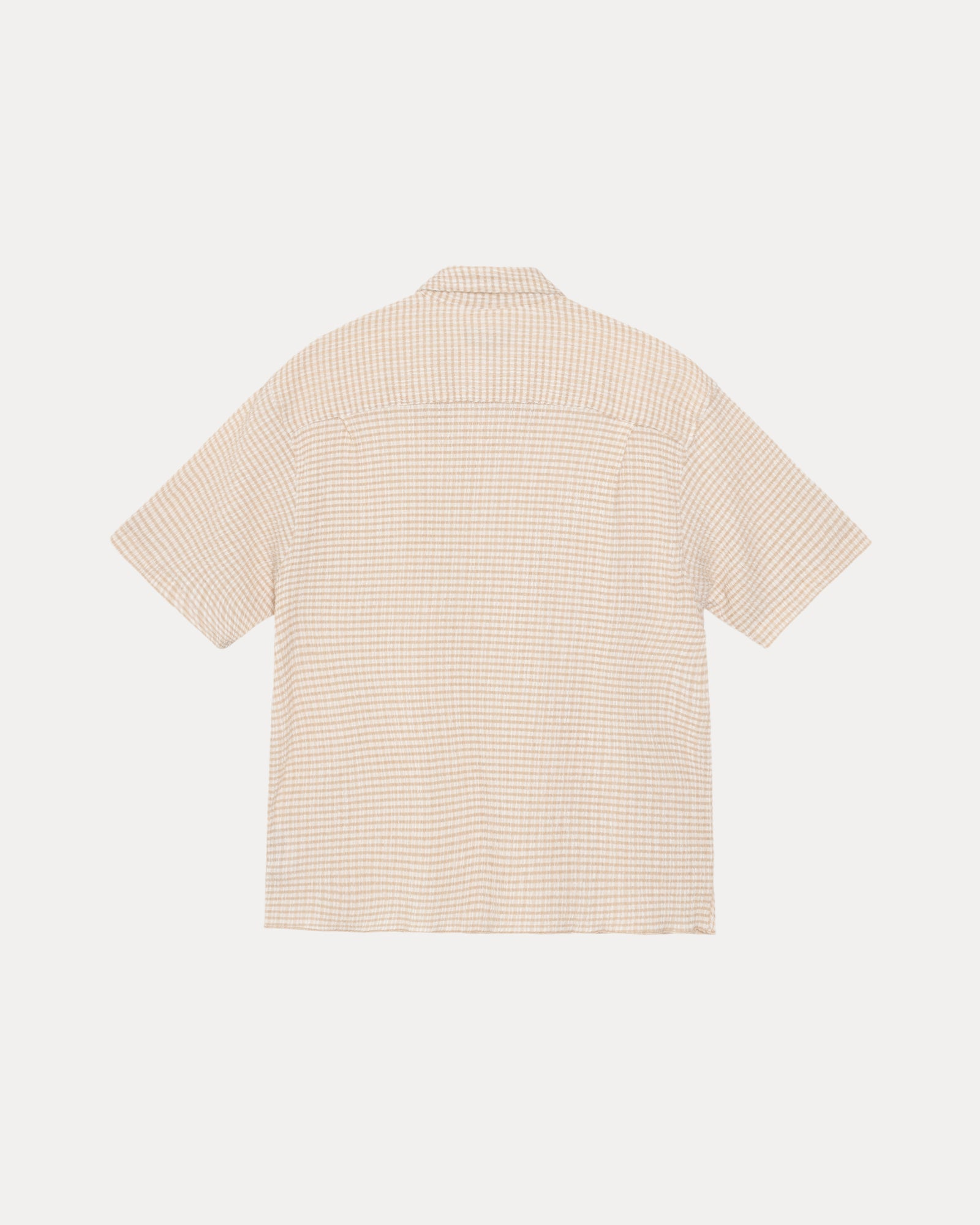Stylish Crinkled Check Short Sleeve Shirt for Men & Women | Casual Summer Fashion | Perfect for Office, Outings & Travel