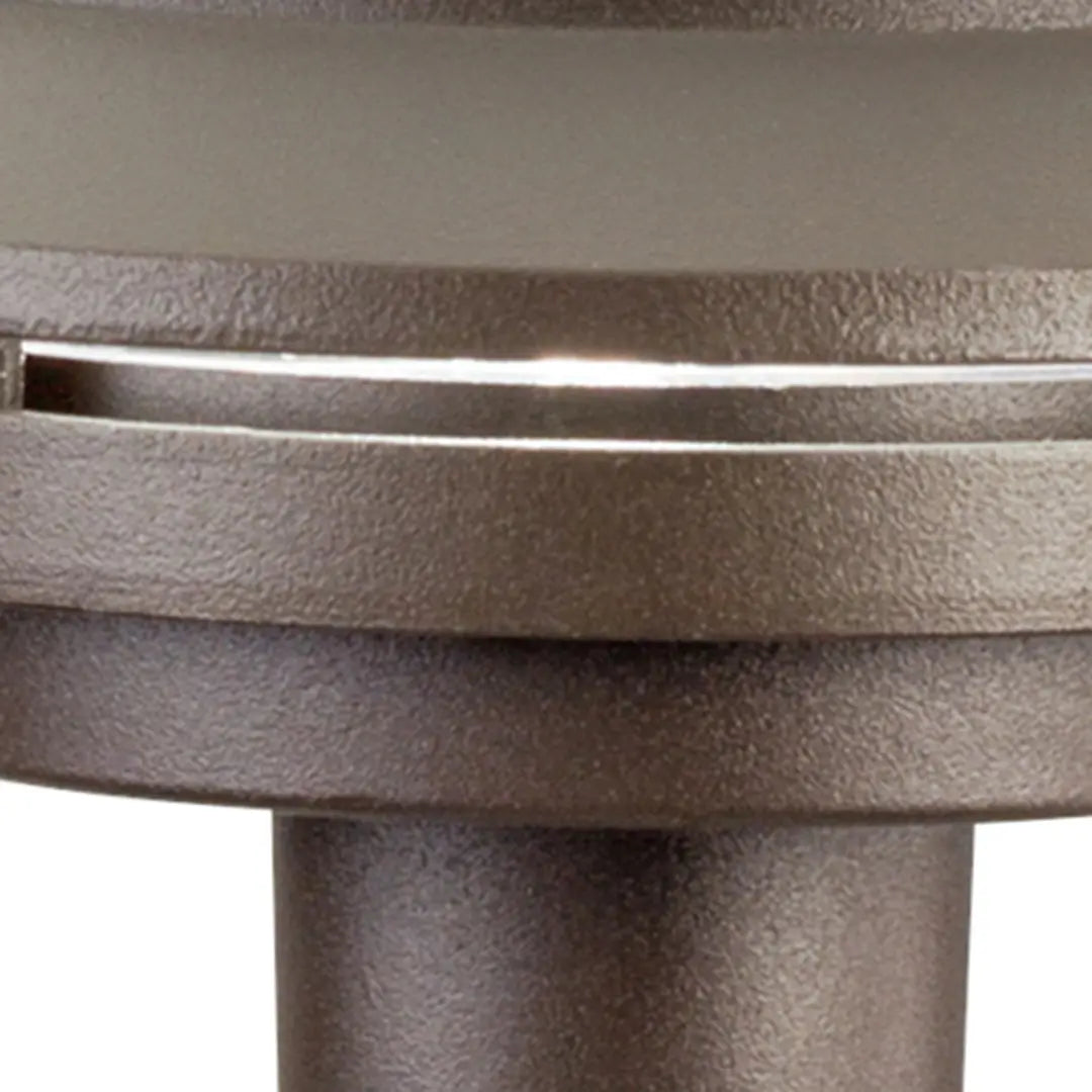 120V Large One Tier Path Light in Textured Architectural Bronze - Outdoor Landscape Lighting for Garden, Walkway, and Driveway