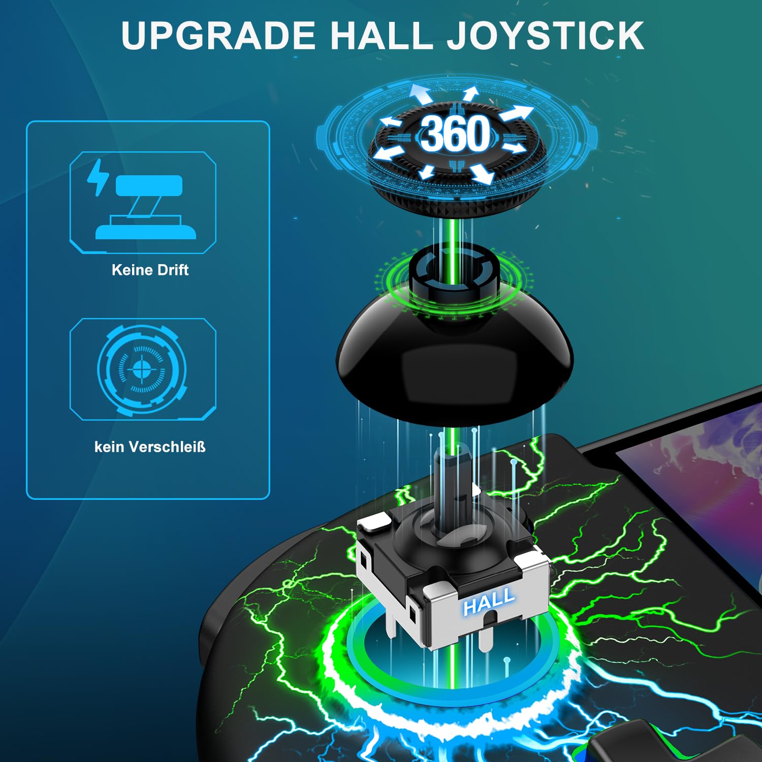 Elegamefy One-Piece Joypad Controller Replacement for Nintendo Switch/OLED - Pro Controller with Cool RGB Lights, Programmable, Dual Vibration, Turbo & Wake-Up Function - Perfect for Gaming, Travel & Family Entertainment