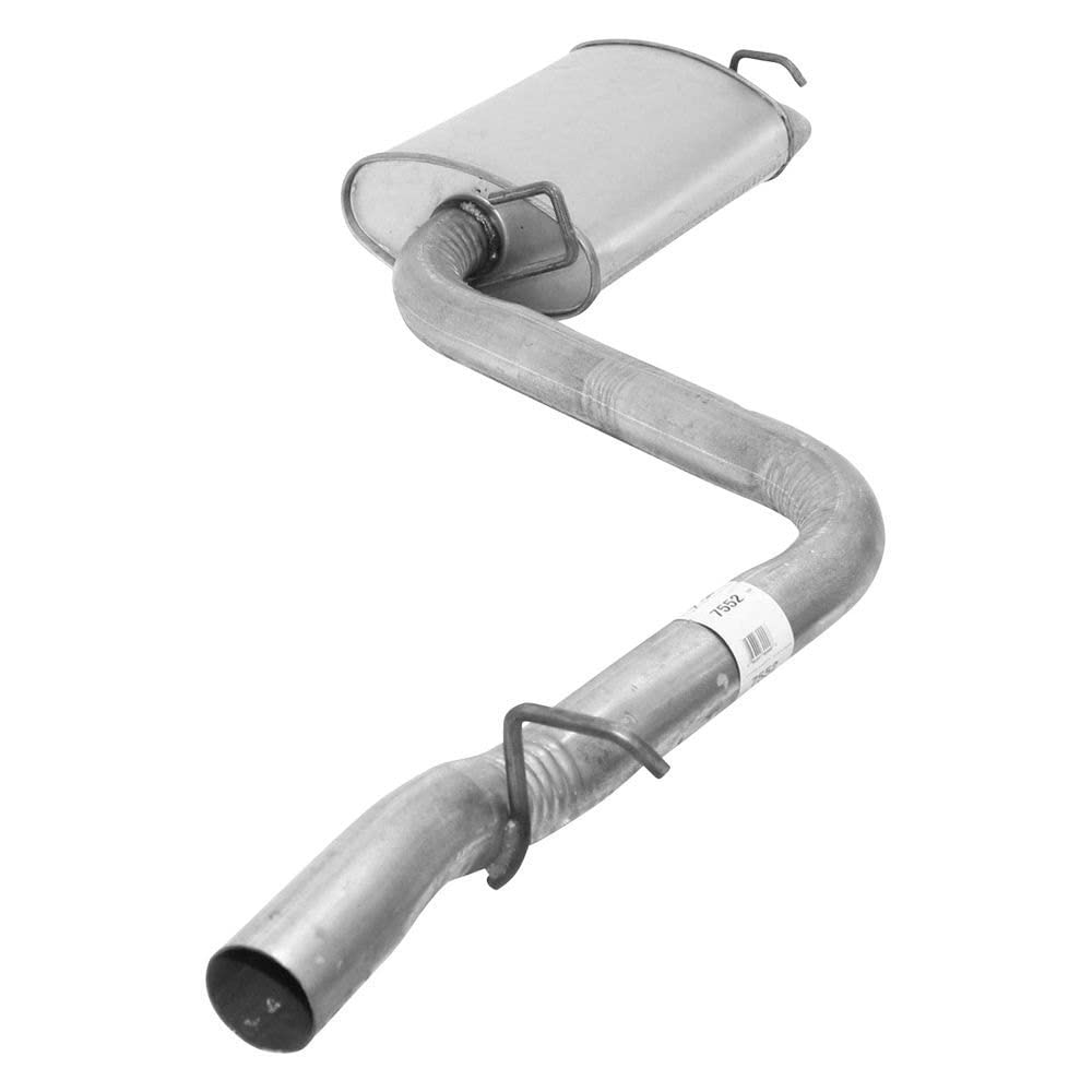 AP Exhaust Products 7552 Performance Muffler - Universal Fit for Cars, Trucks & SUVs - Reduce Noise & Improve Engine Efficiency - Ideal for Daily Commuting & Road Trips